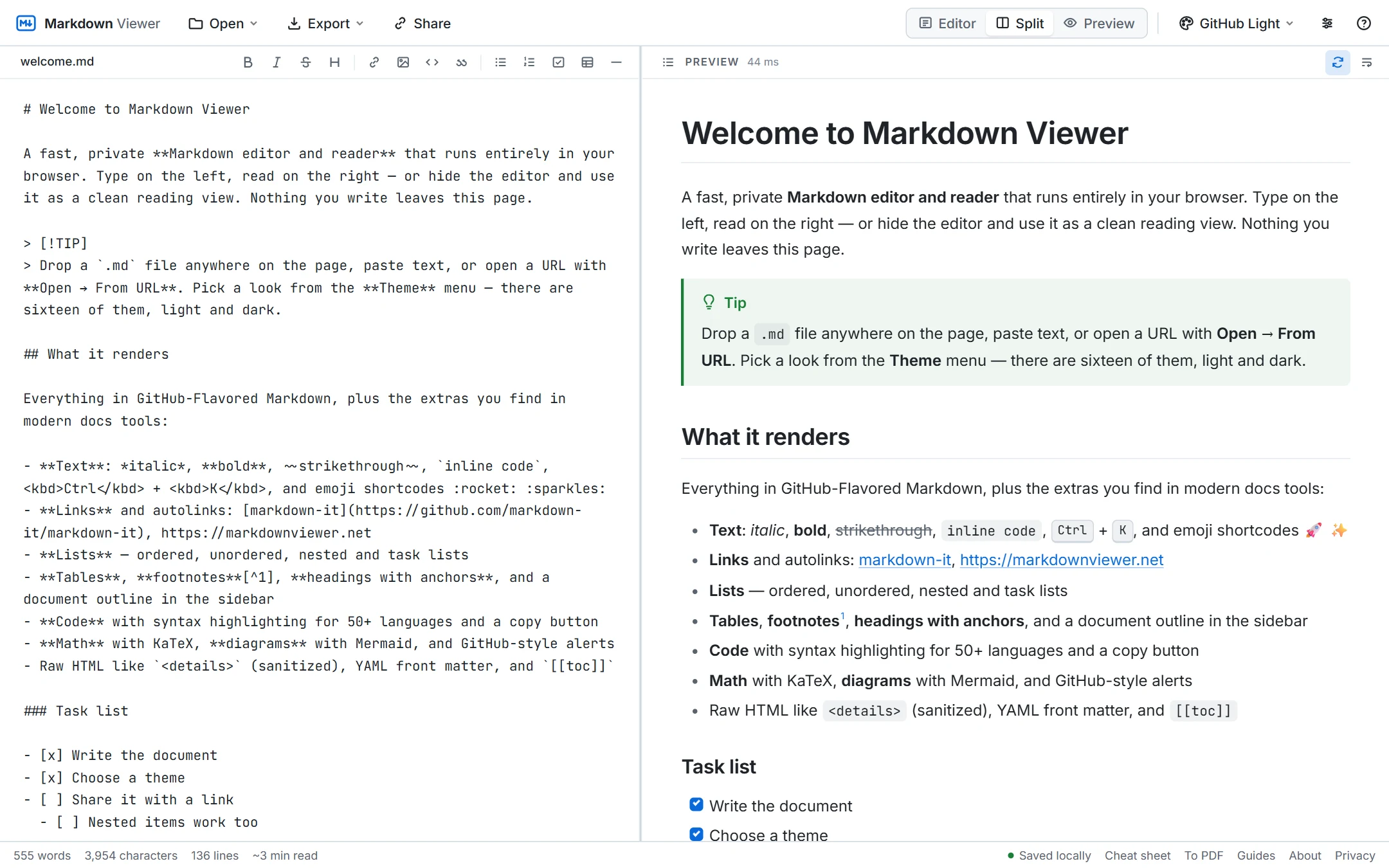 Markdown Preview Online – Live, GitHub-Accurate